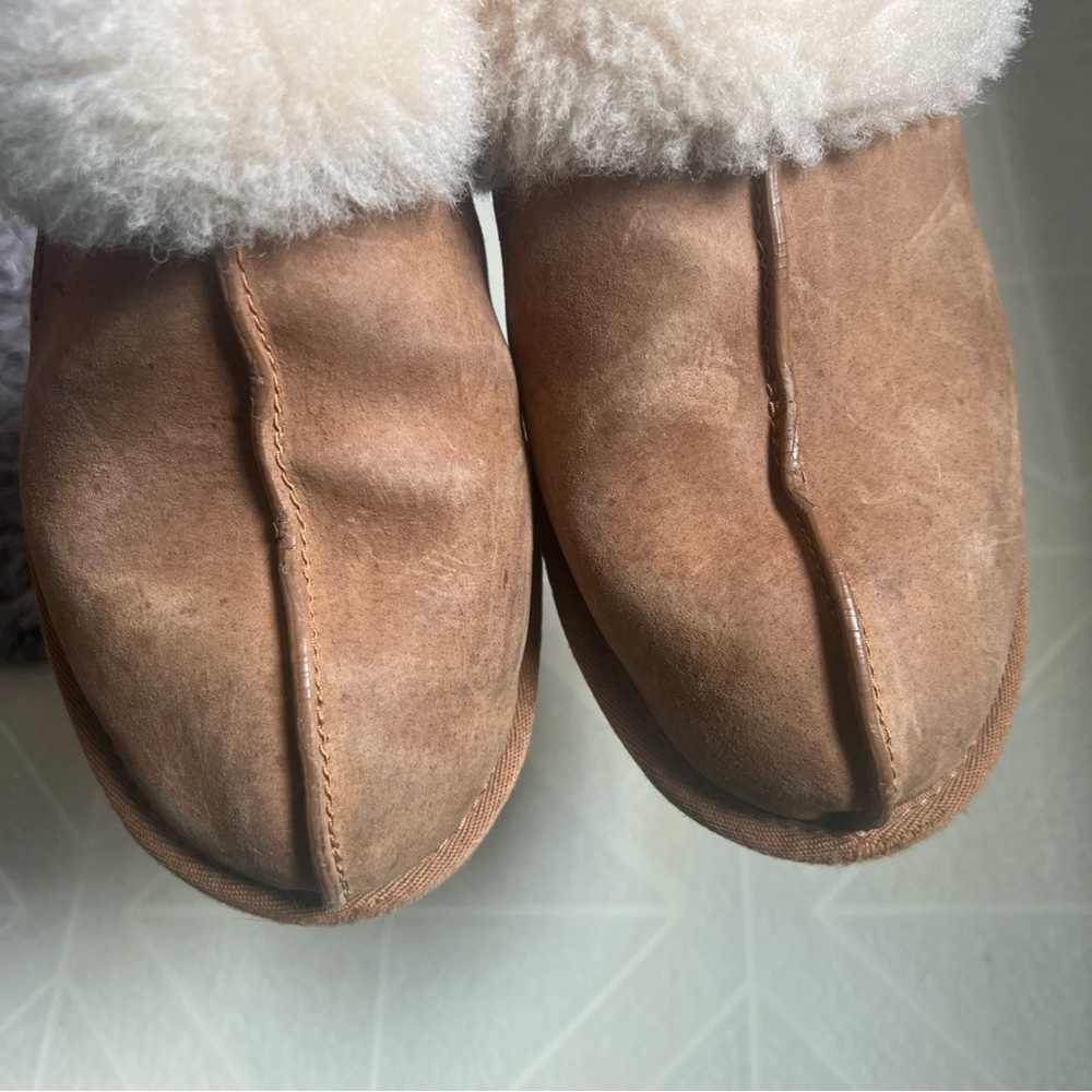 UGG Tan and Cream Women's Slippers